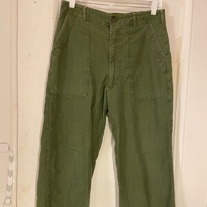 Vintage Military trousers olive green